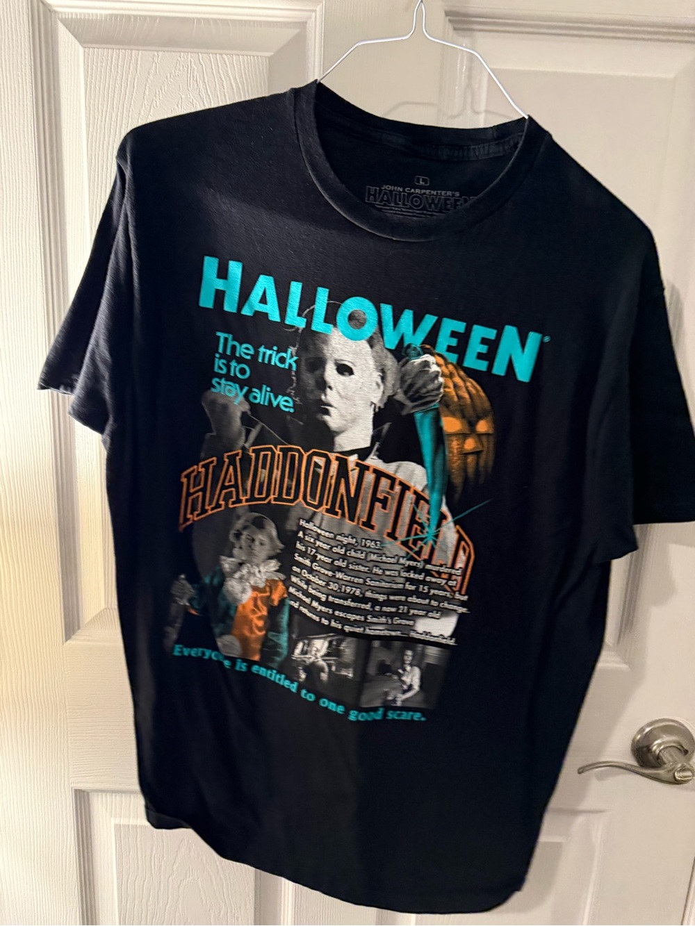 Halloween Haddonfield Graphic Kids Costume Tee - Black
